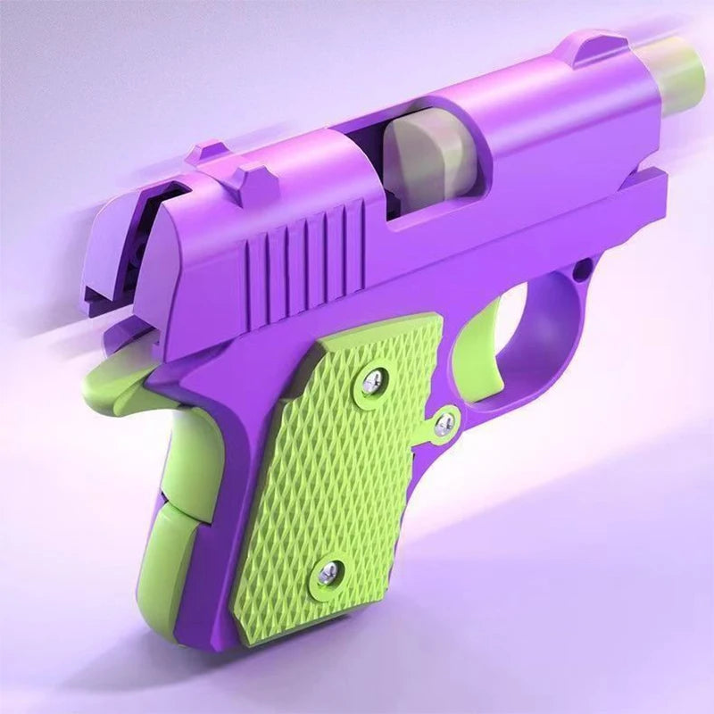 Stress Relief Pistol Toy Plastic Mini Gun