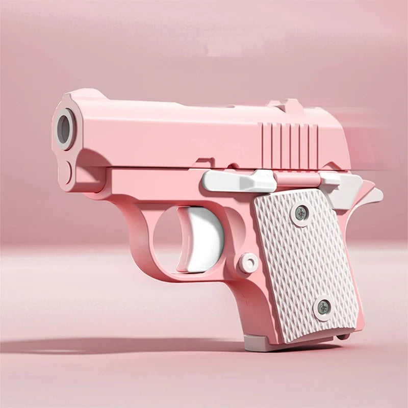 Stress Relief Pistol Toy Plastic Mini Gun