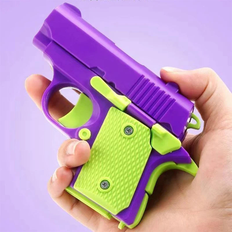 Stress Relief Pistol Toy Plastic Mini Gun