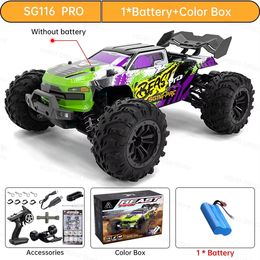 RC Car Brushless 4WD RC Car 80KM/H Professional Racing Car