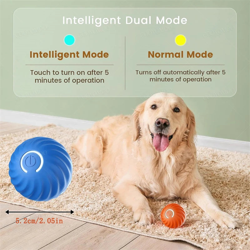 Smart Dog Toy Ball Electronic Interactive Pet Toy Moving Ball