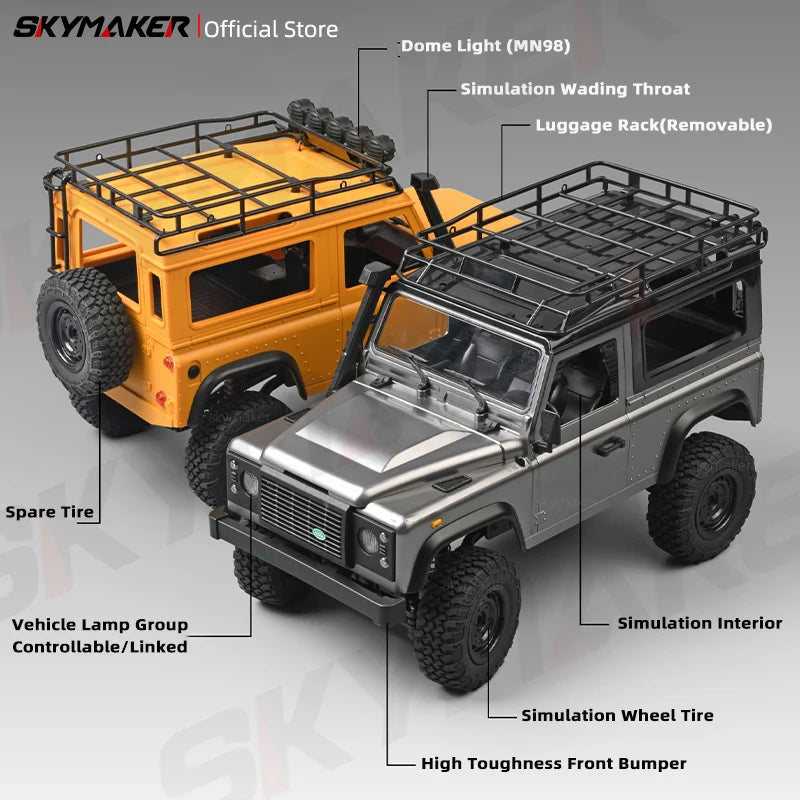 MN Model RTR Version RC Car 2.4G 4WD