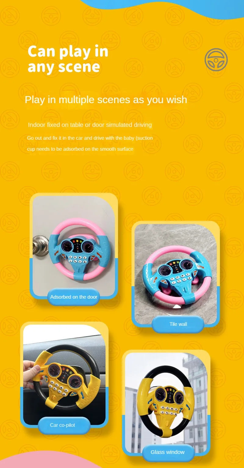 Shining Simulation Steering Wheel Toys