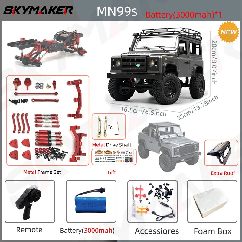 MN Model RTR Version RC Car 2.4G 4WD