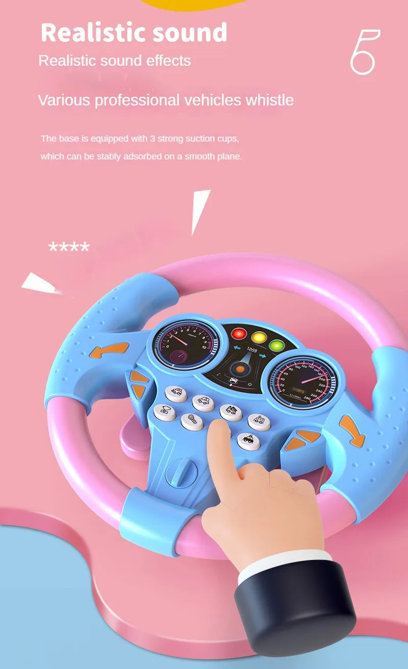 Shining Simulation Steering Wheel Toys