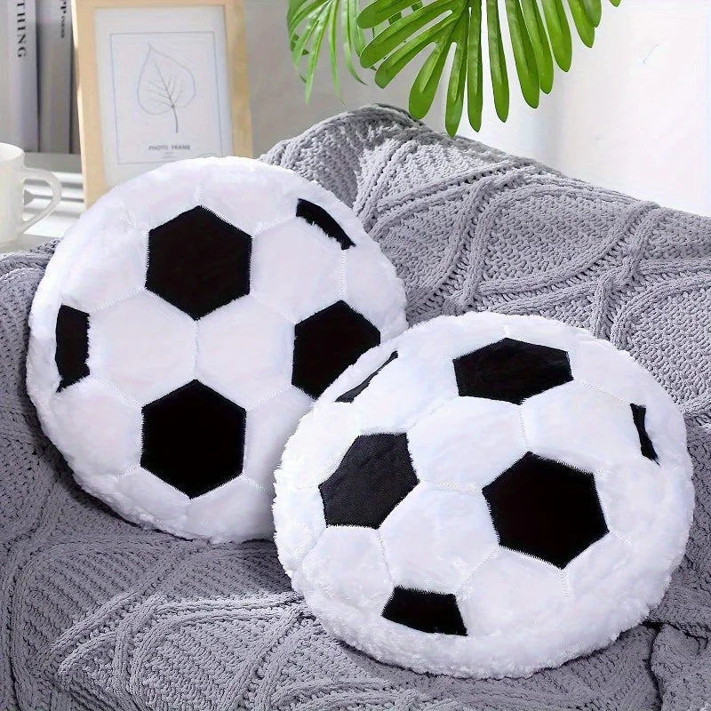 1pcs Sports Pillow Fluffy Filled Baseball Pillow Soft Throw Pillow