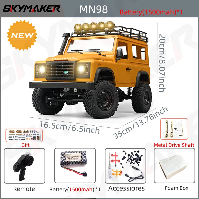 MN Model RTR Version RC Car 2.4G 4WD