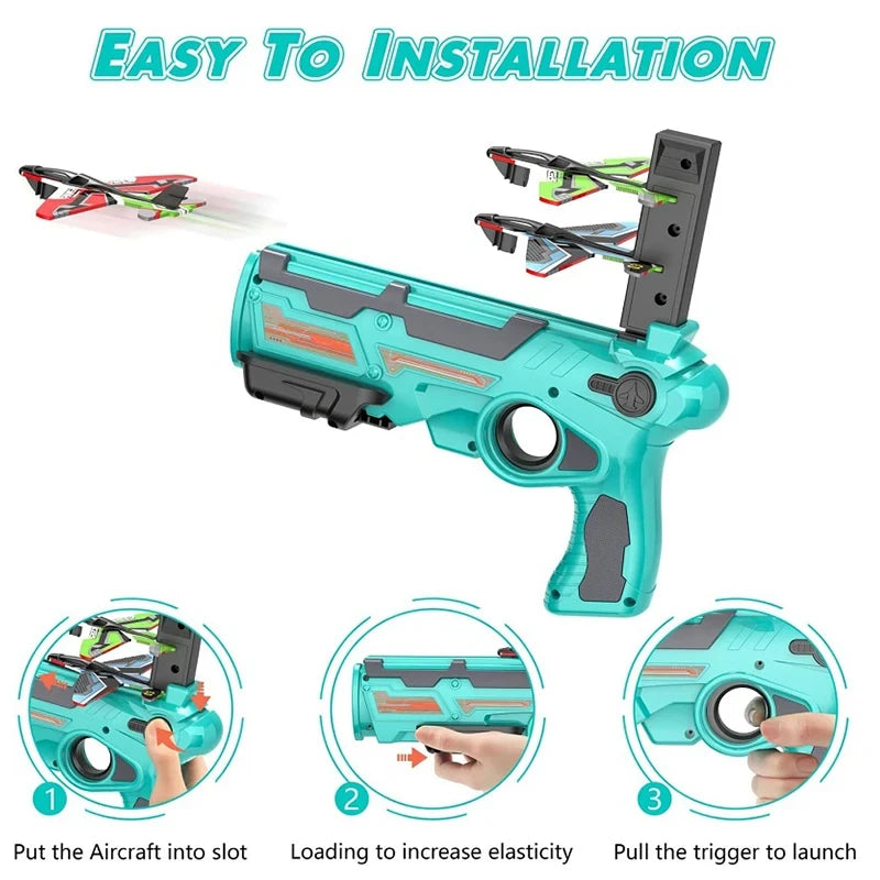 Aircraft Shooting Game Outdoor Parent-child Sport Toys