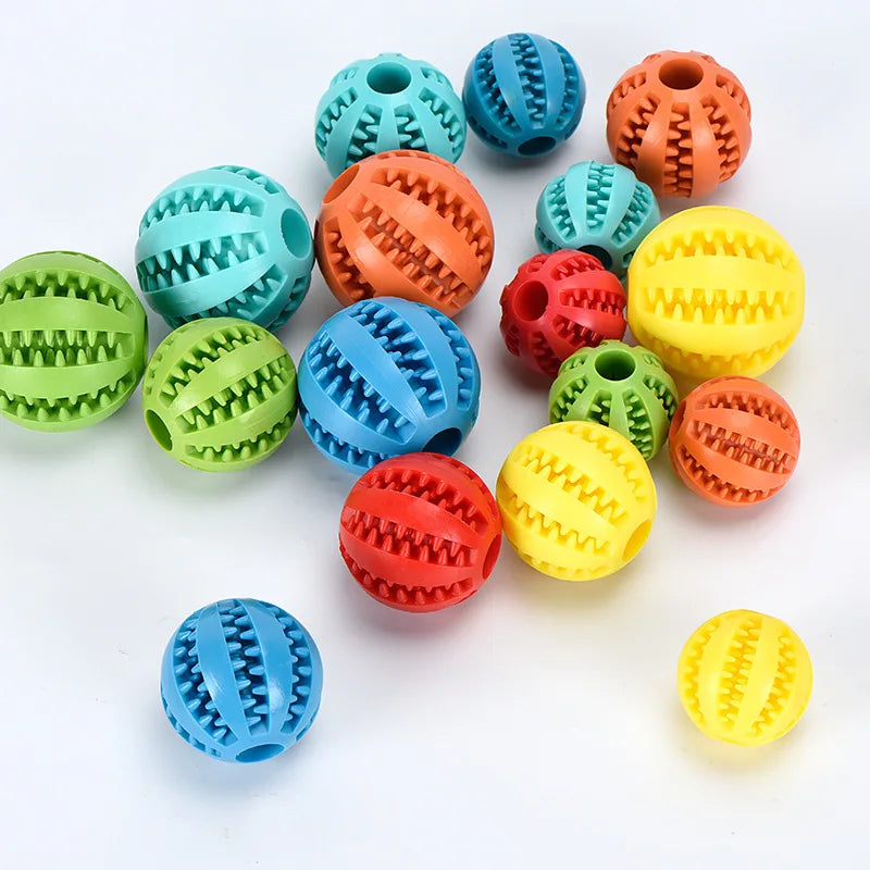 Dog Toy Ball Interactive Rubber Balls Puppy Chewing Toys