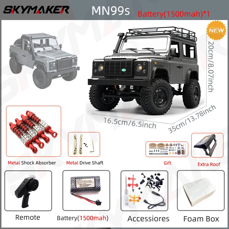 MN Model RTR Version RC Car 2.4G 4WD