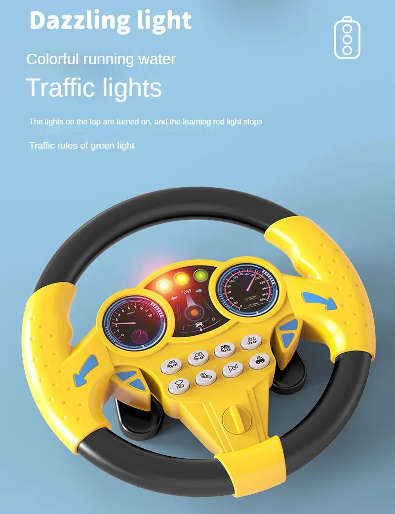 Shining Simulation Steering Wheel Toys