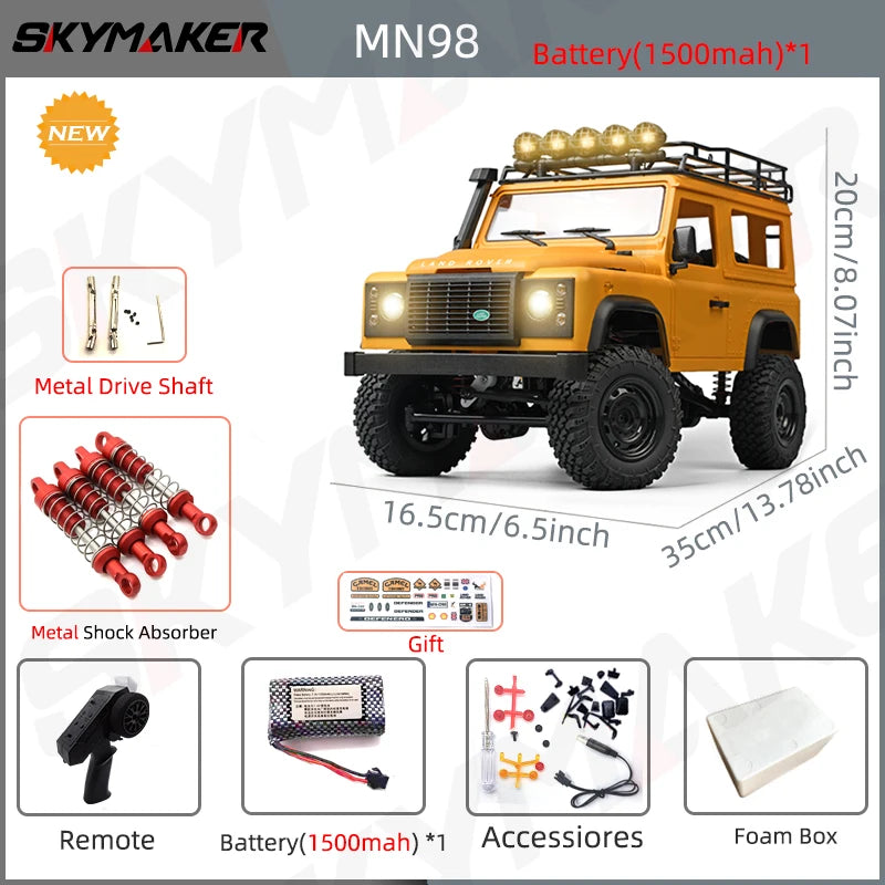 MN Model RTR Version RC Car 2.4G 4WD