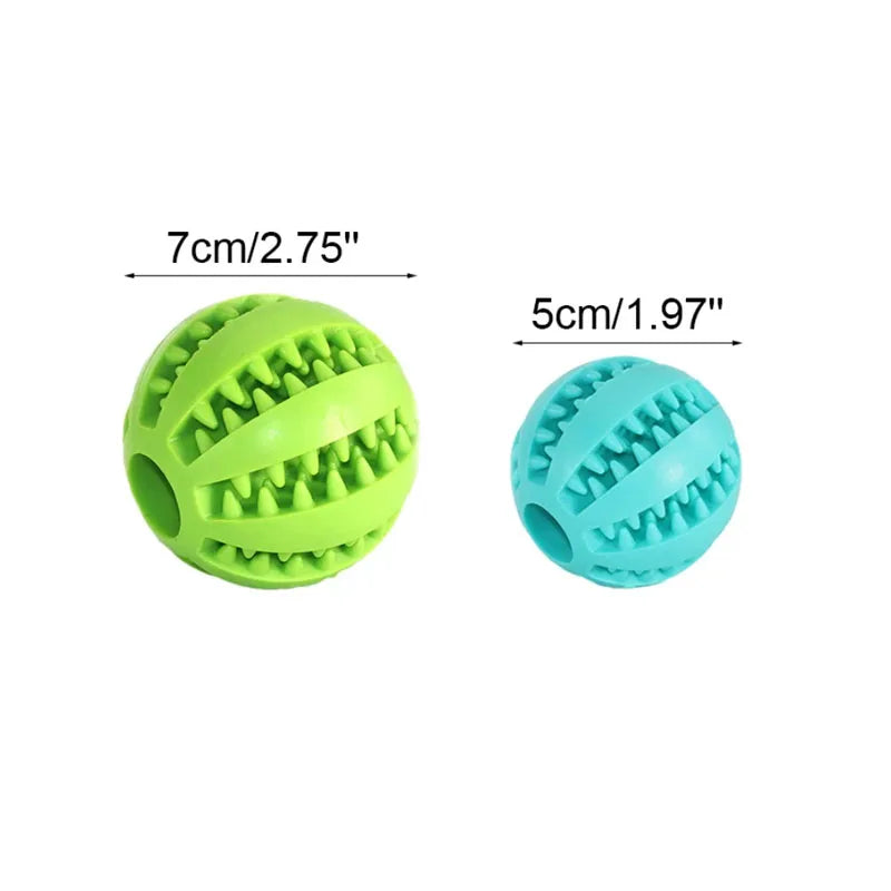 Dog Toy Ball Interactive Rubber Balls Puppy Chewing Toys