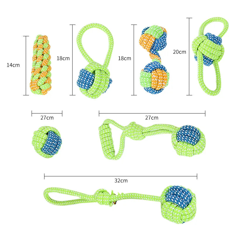 Interactive Cotton Rope Dog Toys