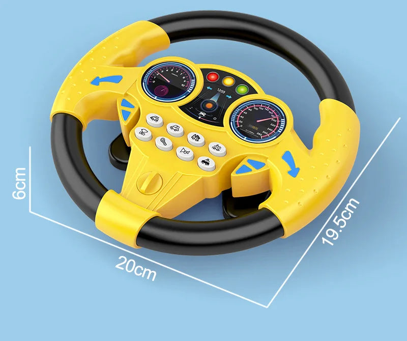 Shining Simulation Steering Wheel Toys