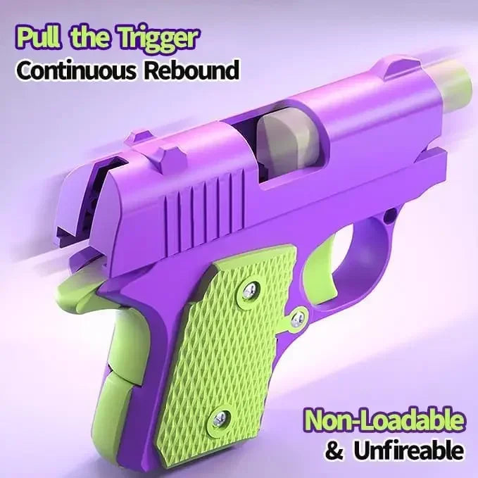 Stress Relief Pistol Toy Plastic Mini Gun