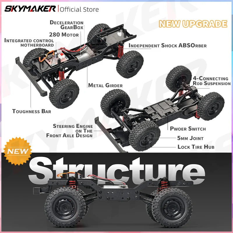 MN Model RTR Version RC Car 2.4G 4WD