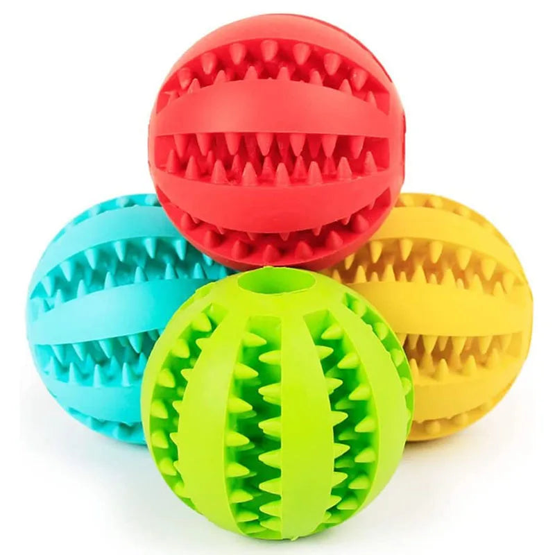 Dog Toy Ball Interactive Rubber Balls Puppy Chewing Toys