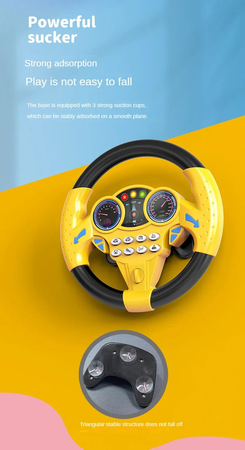 Shining Simulation Steering Wheel Toys