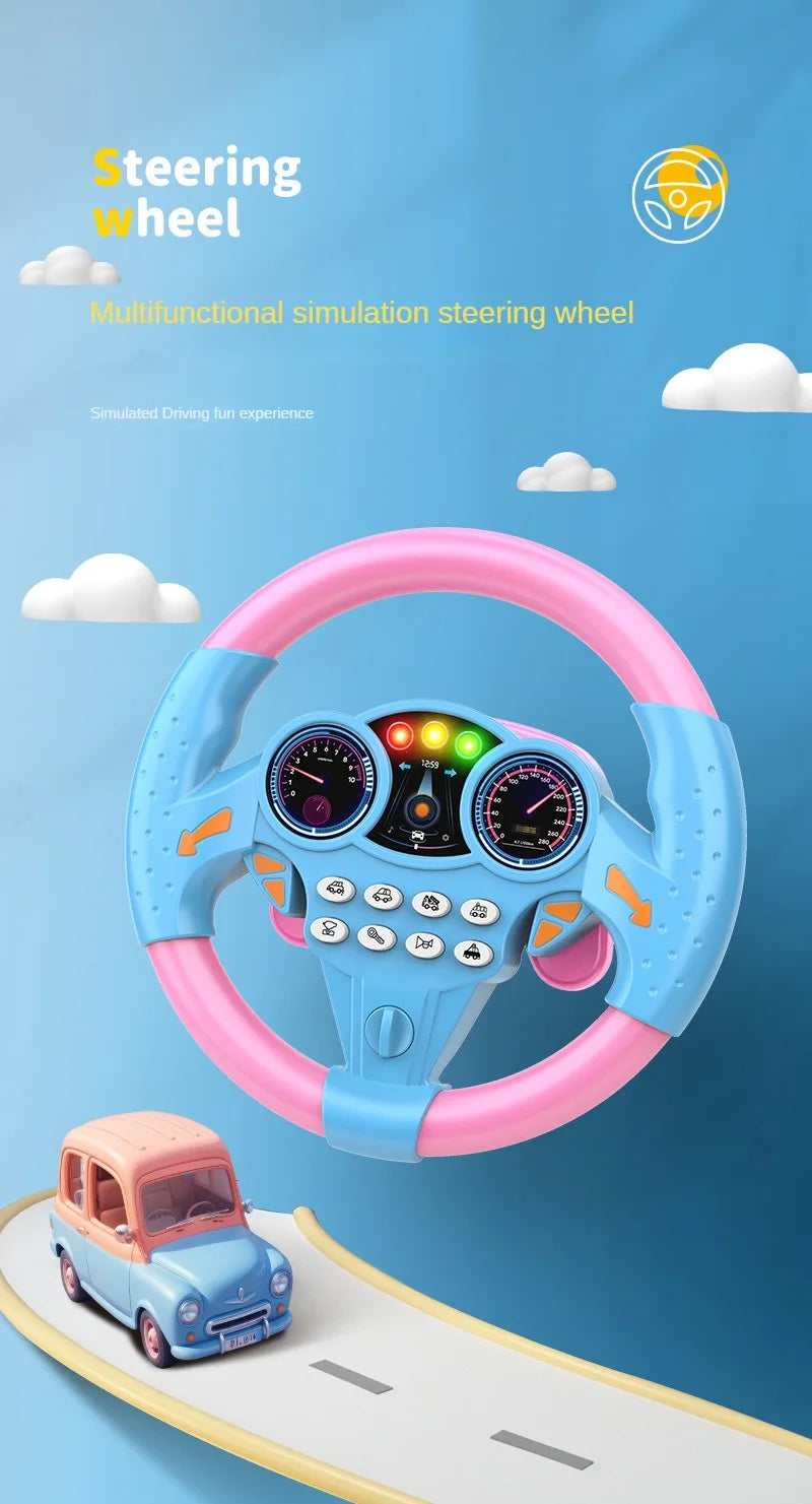 Shining Simulation Steering Wheel Toys