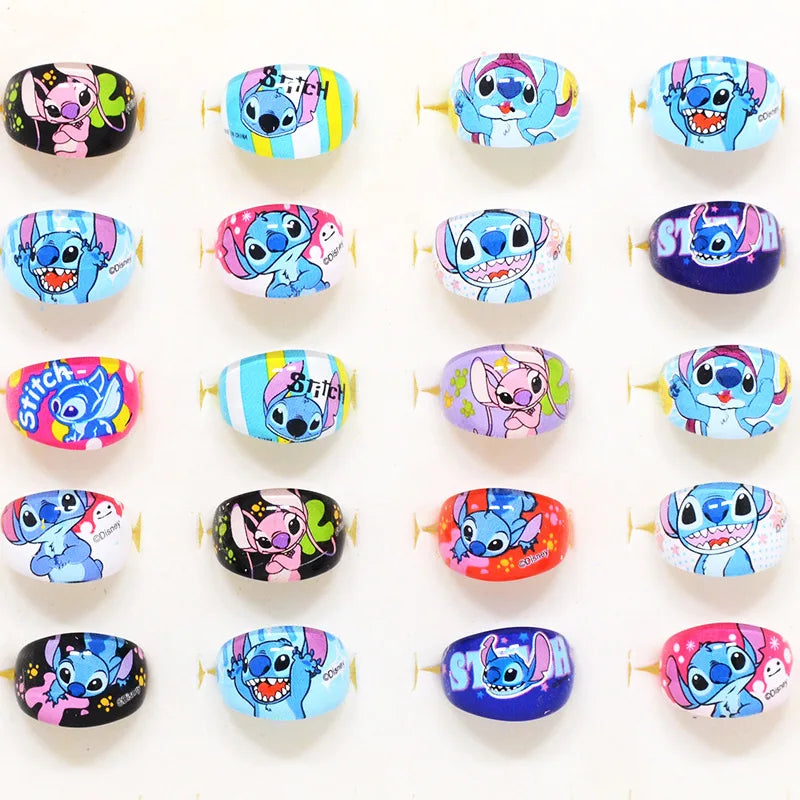 10/20pcs Disney Anime Stitch Ring