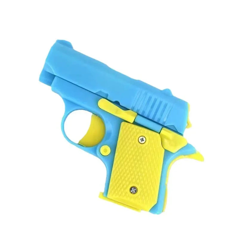 Stress Relief Pistol Toy Plastic Mini Gun