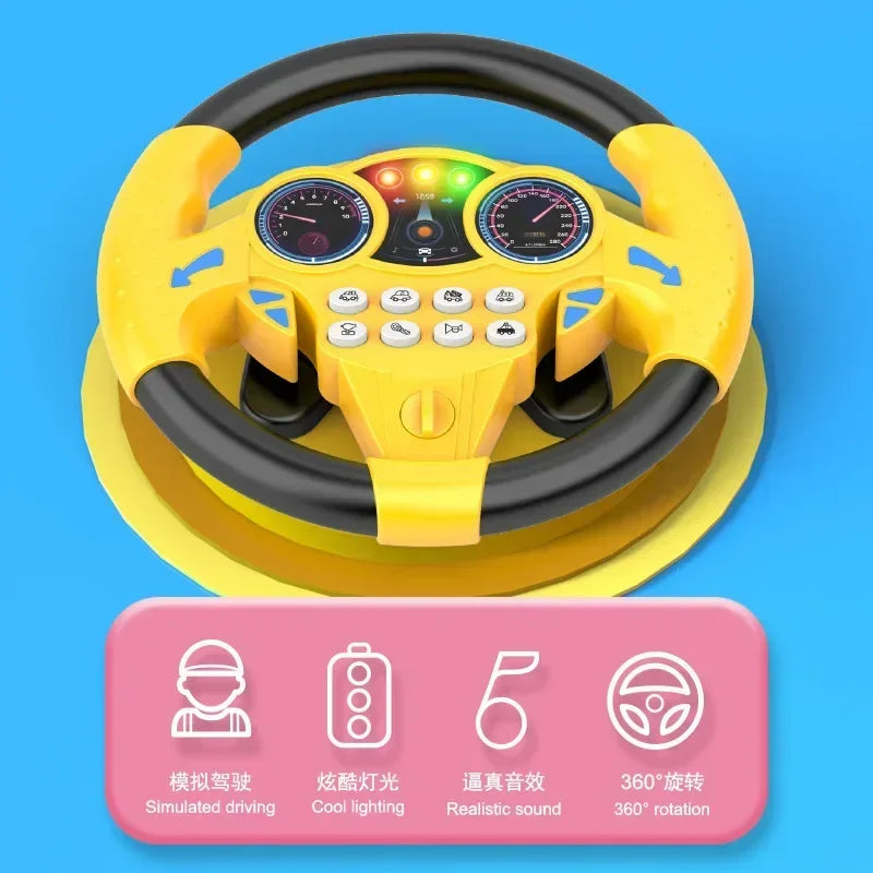 Shining Simulation Steering Wheel Toys