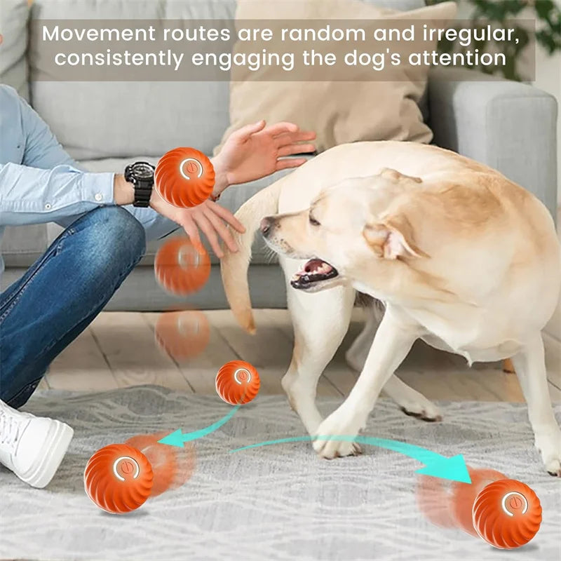 Smart Dog Toy Ball Electronic Interactive Pet Toy Moving Ball