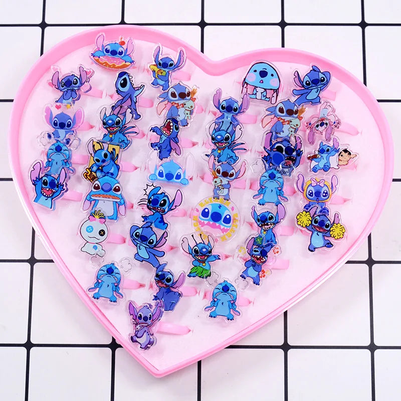 10/20pcs Disney Anime Stitch Ring