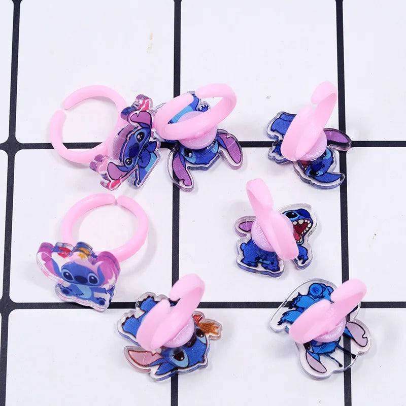 10/20pcs Disney Anime Stitch Ring