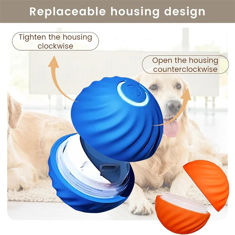 Smart Dog Toy Ball Electronic Interactive Pet Toy Moving Ball